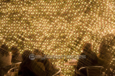 素材 人物イルミネーション