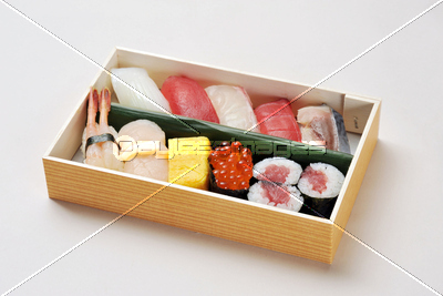 素材 寿司折り詰め弁当-5