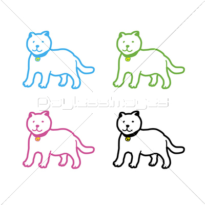 素材 ネコいっぱい