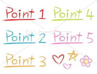 素材 ポイント 色鉛筆風